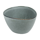 Bol triangular 'akala' 680 ml ø15x8,3 cm gris verdoso stoneware (6 unid.)