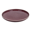 Platos 'akala' ø26,5x2,3 cm burdeos stoneware (6 unid.)