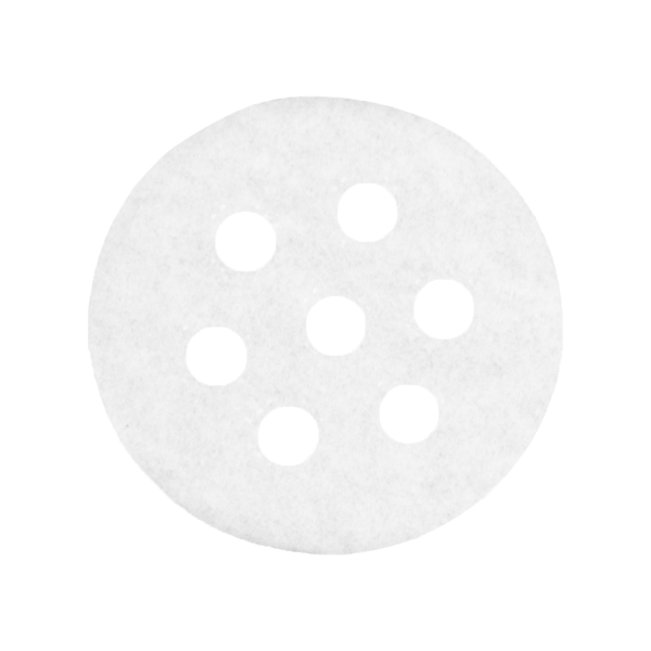 Papeles perforados para dim-sum 165.61 40 g / m2 ø6,5 cm blanco perg. antigrasas (2000 unid.)