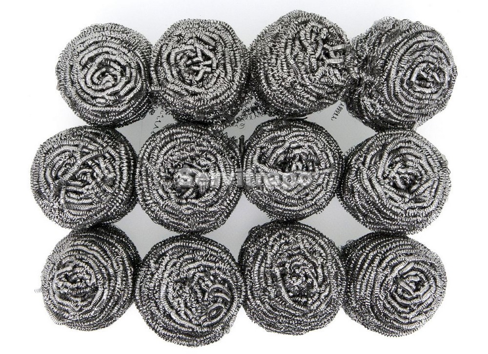 ESTROPAJO ACERO 40 GR (NANAS) PACK 12 UDS