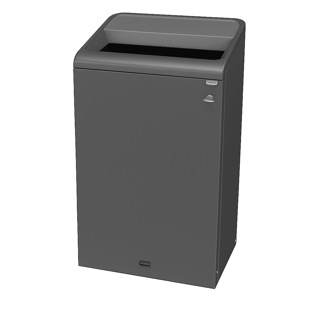 Contenedor Acero Configure™ Sistema  de Reciclaje Modular de Rubbermaid Base 125l