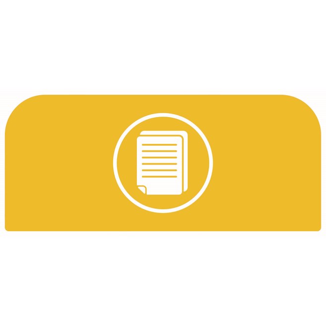 Pegatina Contenedor Acero Configure™ para Papel en Amarillo 57 L