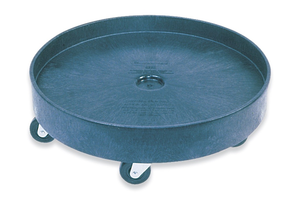 Plataforma Universal con Ruedas para Bidones Negra