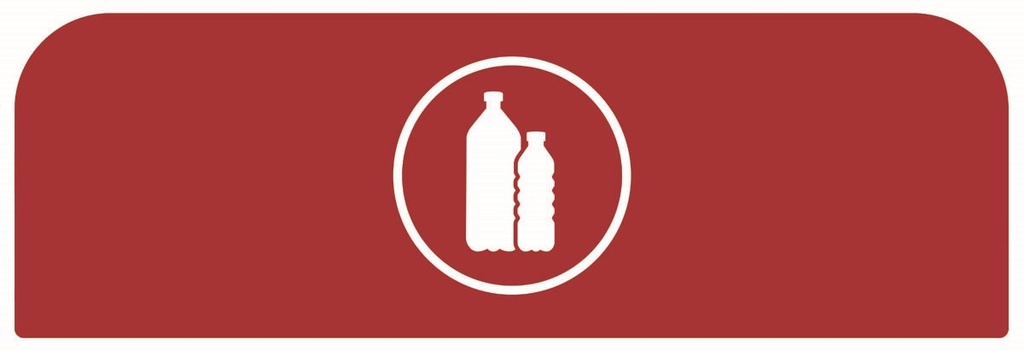 Pegatina Contenedor Acero Configure™  Rojo de 87 L