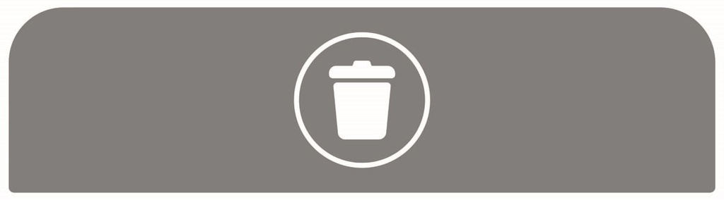 Pegatina Contenedor Acero Configure™ para Basura General de 125 L