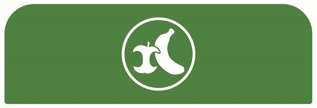 Pegatina Contenedor Acero Configure™ para Organica Verde 87 L