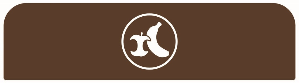 Pegatina Contenedor Acero Configure™ para Organica Marrón 125 L