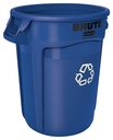 Contenedor de Reciclaje con Ventilación BRUTE® 121 L Azul
