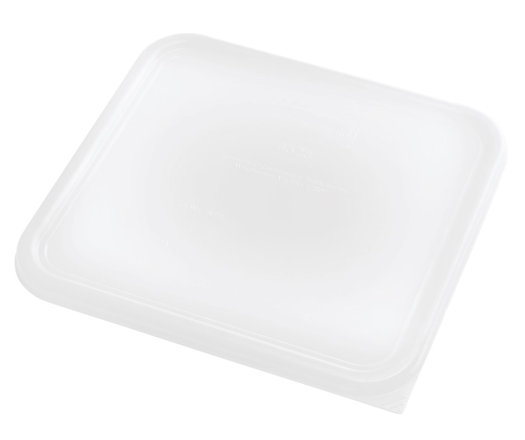 Tapa para el Recipiente de Almacenamiento Cuadrado de 11-21 L Blanco