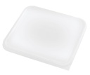 Tapa para el Recipiente de Almacenamiento Cuadrado de 11-21 L Blanco