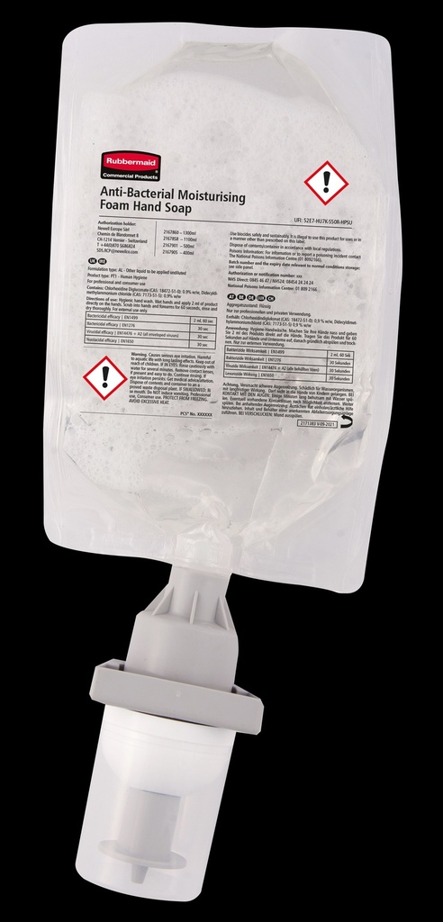 Recargas FLEX™ - Jabón Antibacteriano Enriched Foam - 1300 Ml