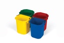 Pack de Cuatro Cubos Desinfectantes de 4,7 L - Azul, Rojo, Amarillo, Verde
