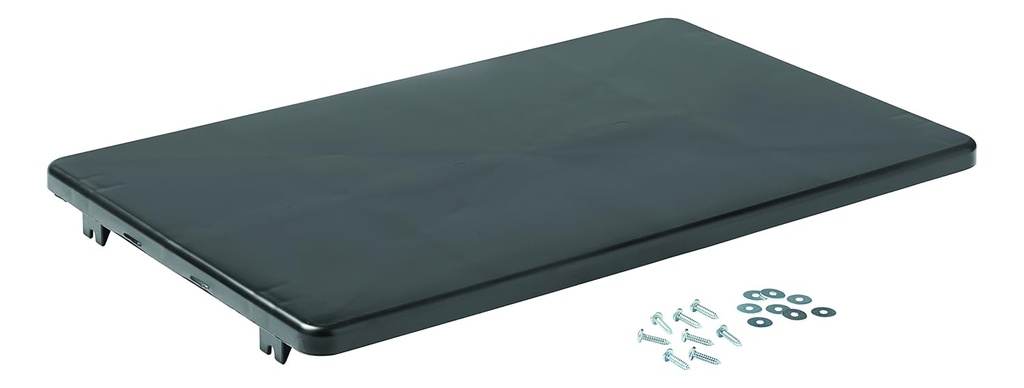 Kit de Estantes Ajustables Executive para Carros de Limpieza Tradicionales, Negro