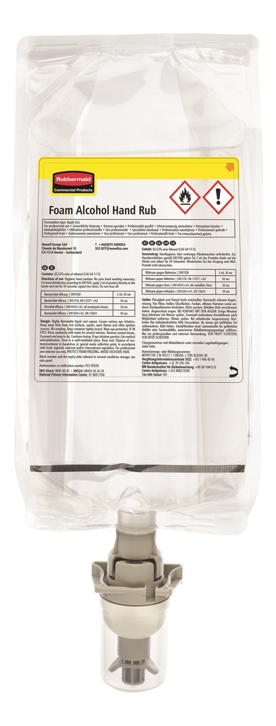 Recarga de Autofoam – Desinfectante de Manos en Espuma con Alcohol Plus