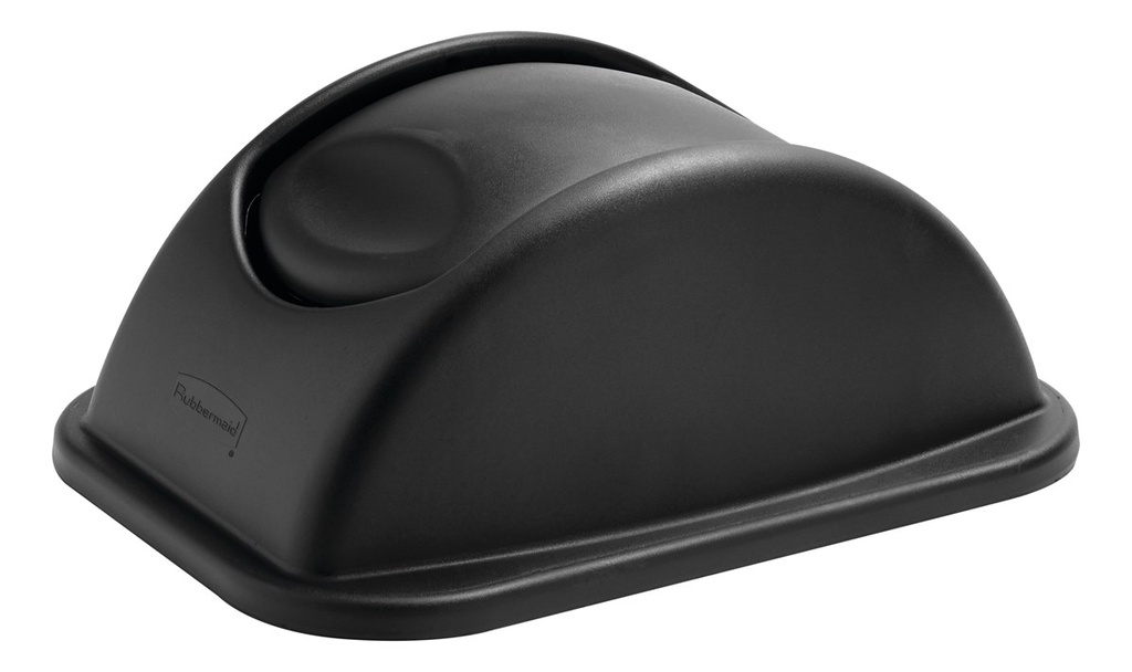 Tapa de Papelera Mediana 26,5 L Negra