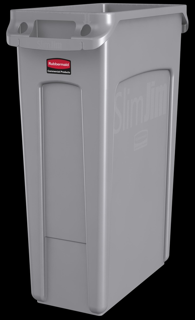 Contenedor Slim JIM® con Ventilación 87 L Gris