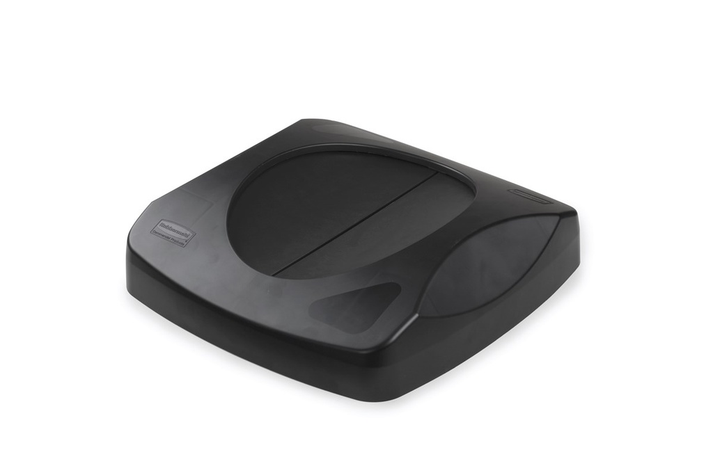 Tapa Oscilante de Contendor Cuadrado UNTOUCHABLE® 132 L Negra