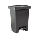 Contenedor Rubbermaid Premier Series 71l/19g con Pedal, Carbón, Flujo Simple o Doble