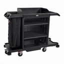Nuevo Carro de Limpieza de Gran Tamaño Rubbermaid Negro