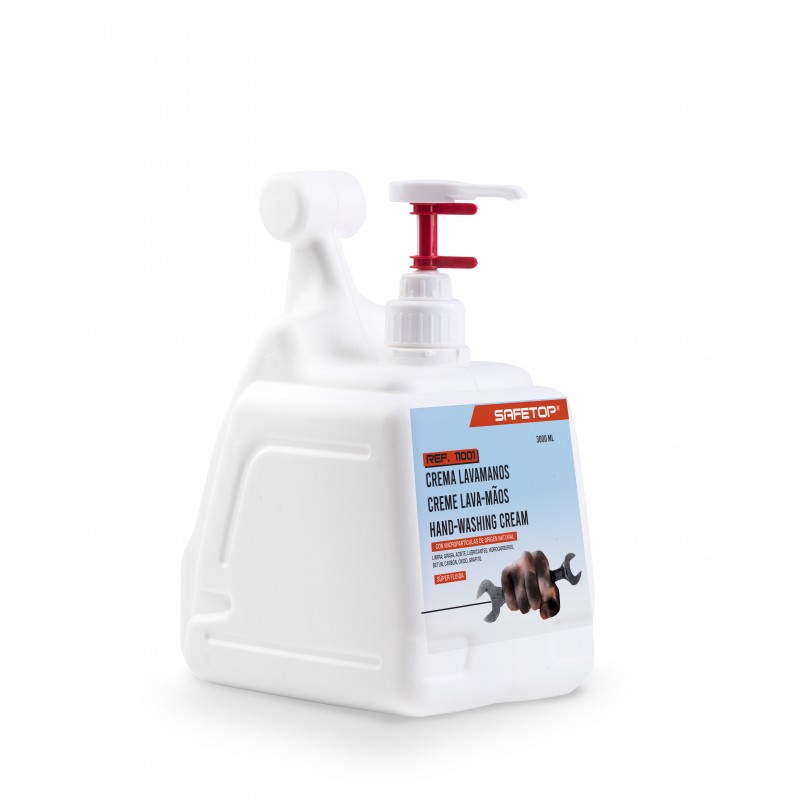 Gel Safetop Lavamanos Extrafluido con Dosificador, Bidón 3l