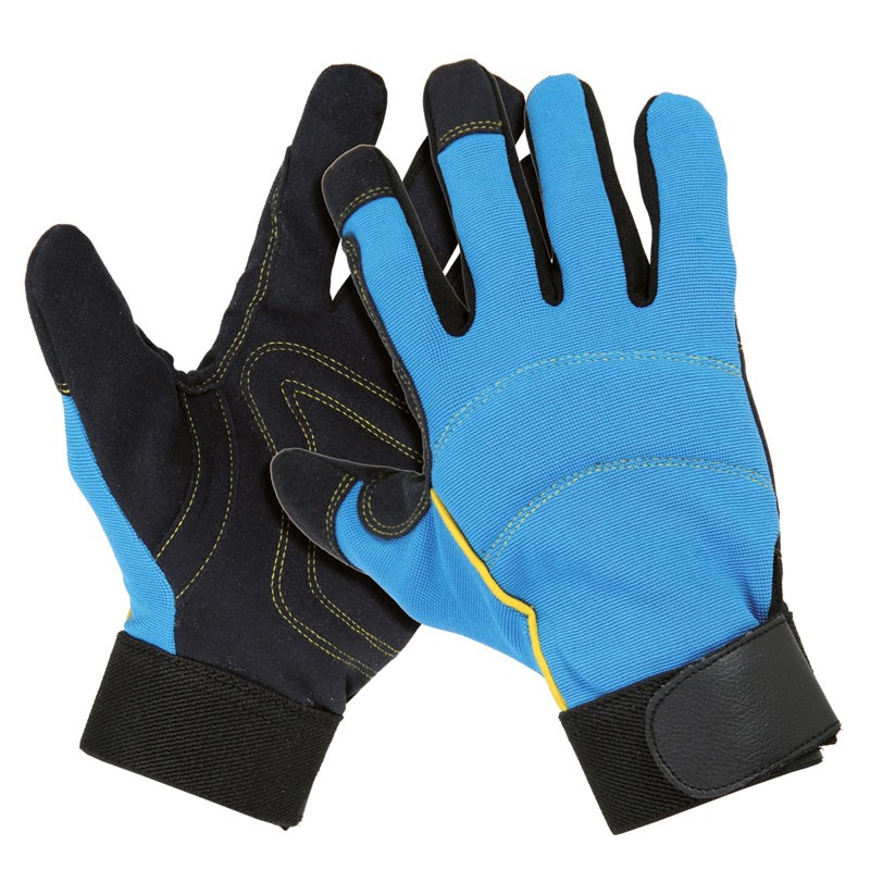 Detroit, Guante Piel Sintética y Tela Elástica Talla Única