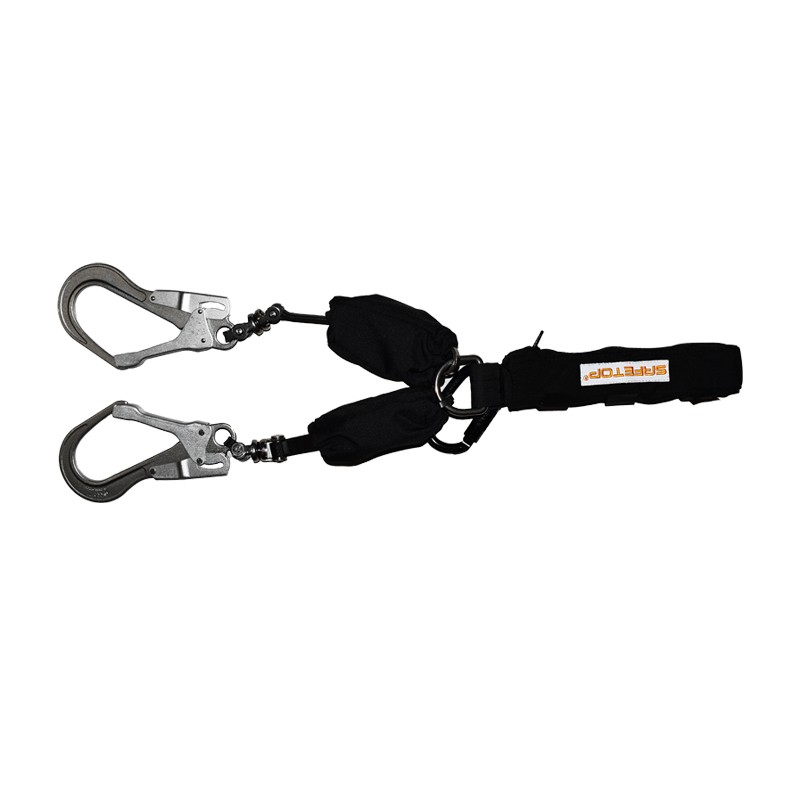 Doble Cuerda Retráctil 1,80-2m 150 Kg Twin Srl de Aramida con Absorbedores y Ganchos