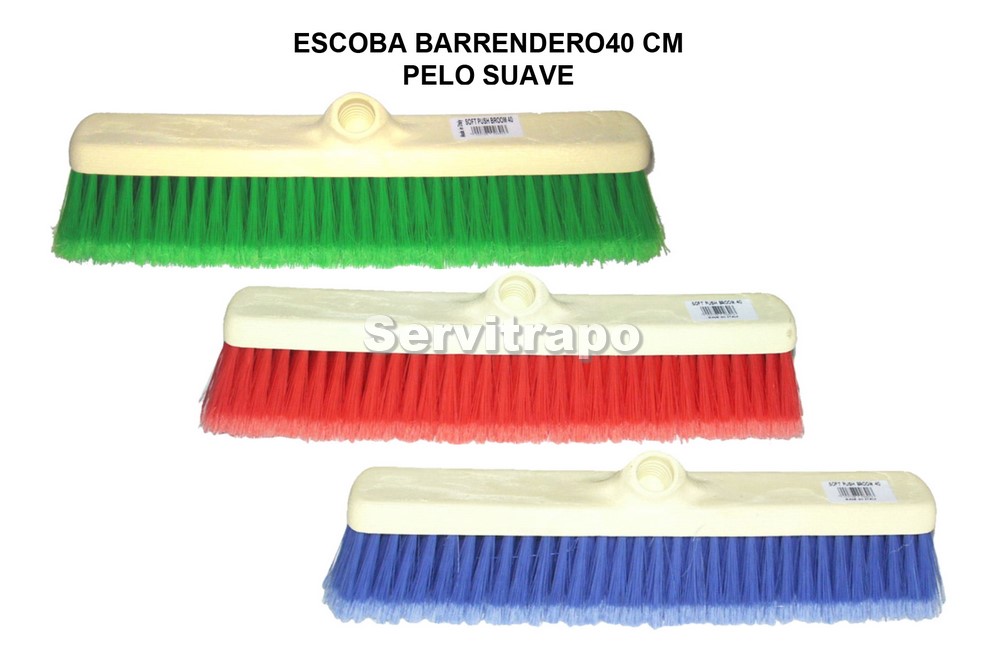 Escoba Barrendero 40 Cm Pelo Suave