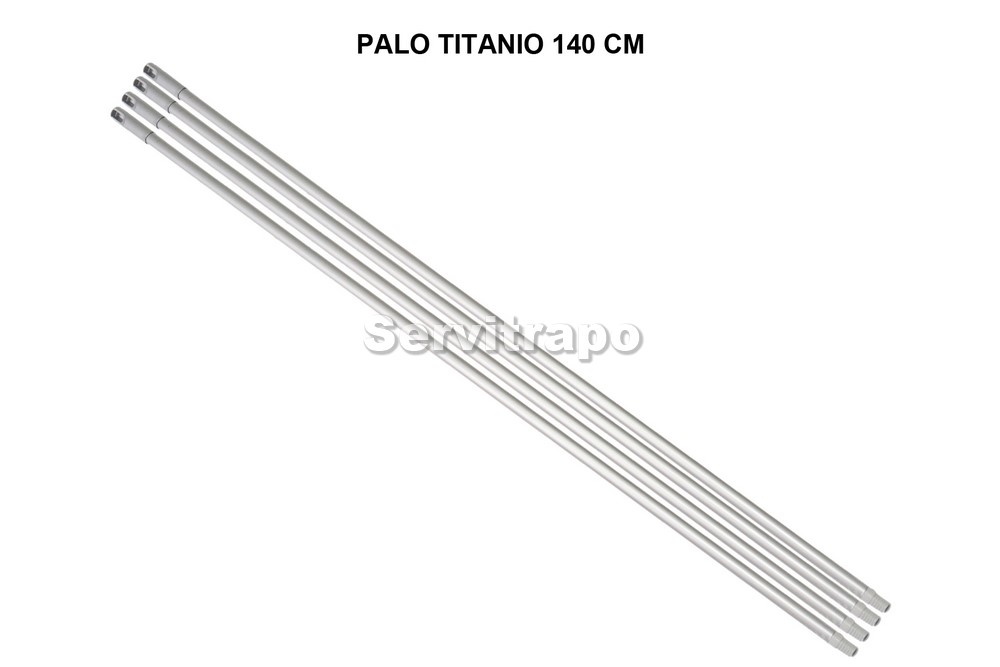 Palo 1,40 Cm Titanio (Metalico Extra)