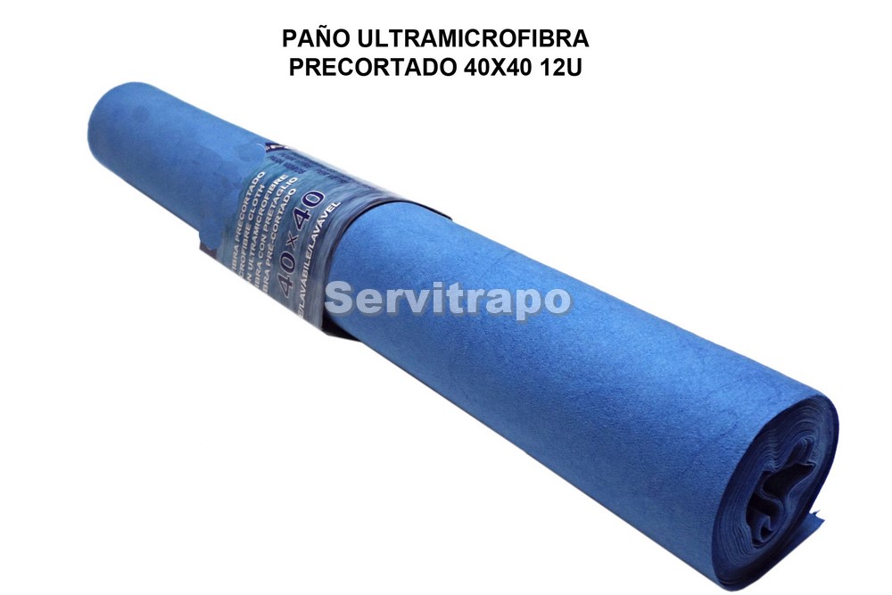 Rollo Paño Ultramicrofibra Tnt Precortado 12u (Especial Cristal)