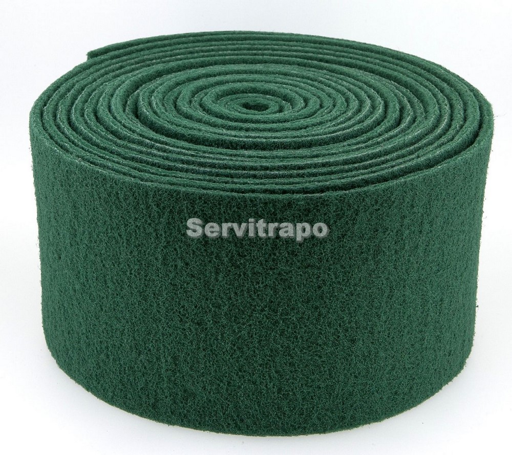 Rollo Estropajo Abrasivo 15cm x 6 Mt Verde