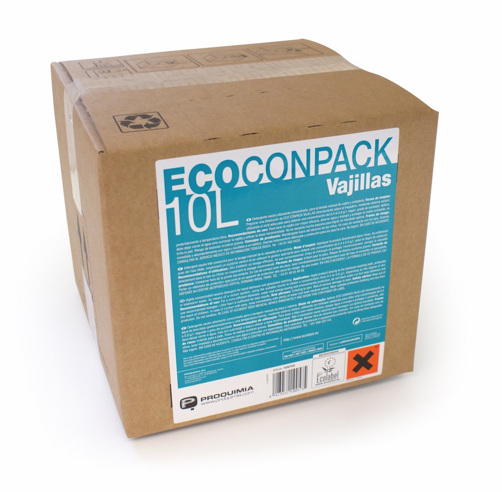 Lavado manual de vajilla ECOCONPACK