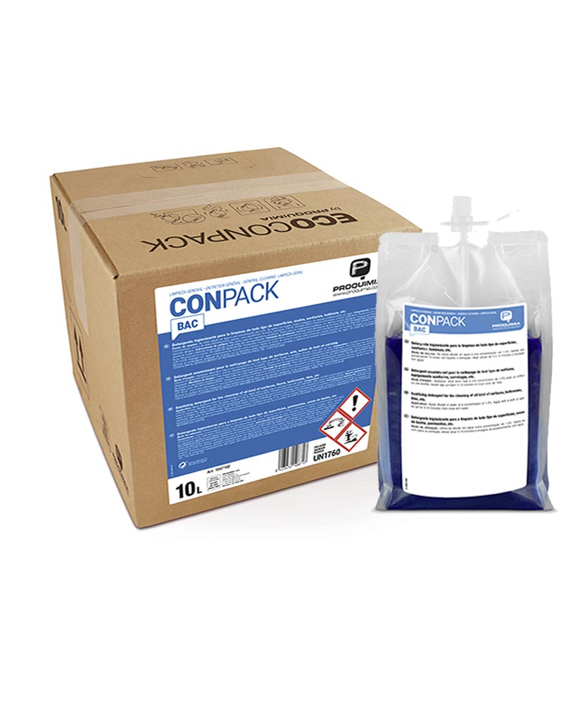 Limpieza de superficies y baños CONPACK BAC