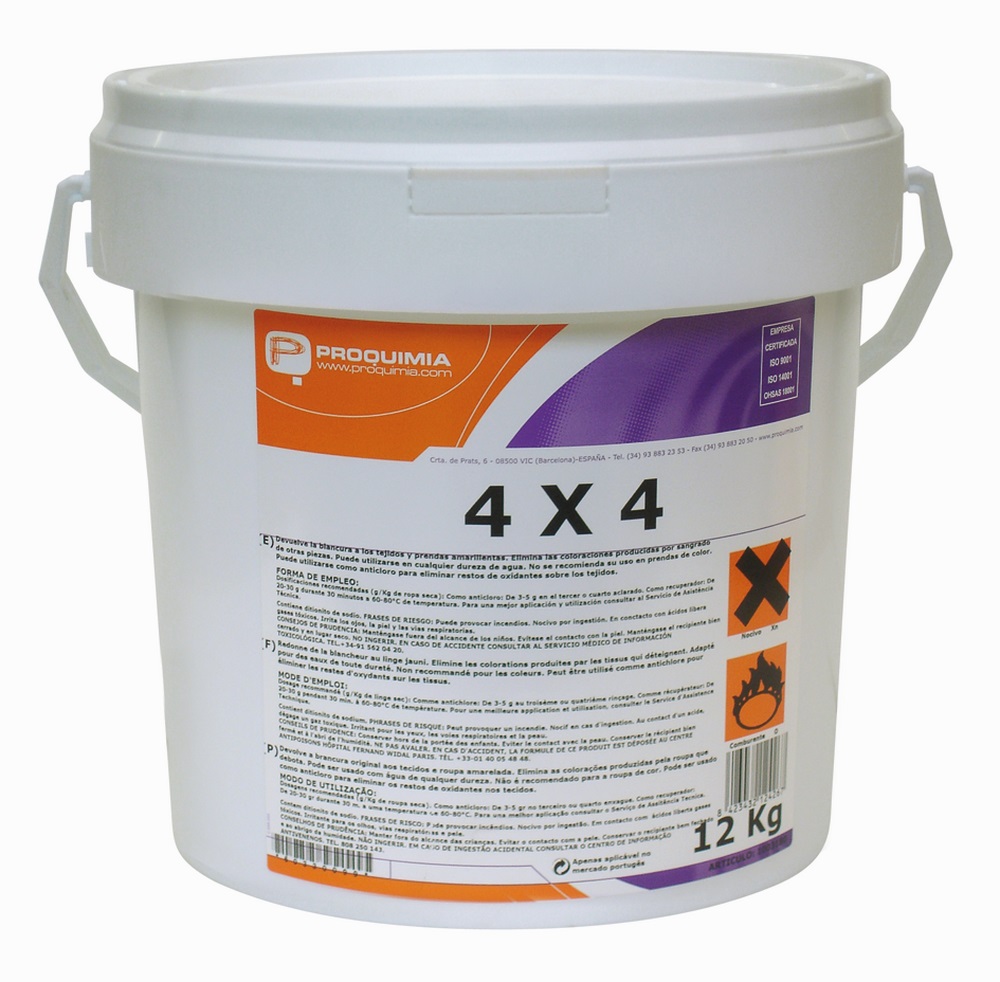 4X4 Recuperador enérgico a base de hidrosulfito sódico