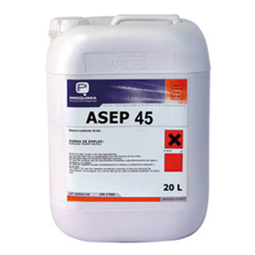 Desinfectante a base de ácido peracético para sistemas CIP – Garrafa 20 L (ASEP 45)