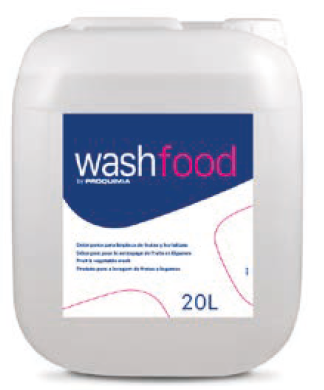Coadyuvante tecnológico para lavado de frutas y hortalizas – Garrafa 20 L (WASHFOOD)