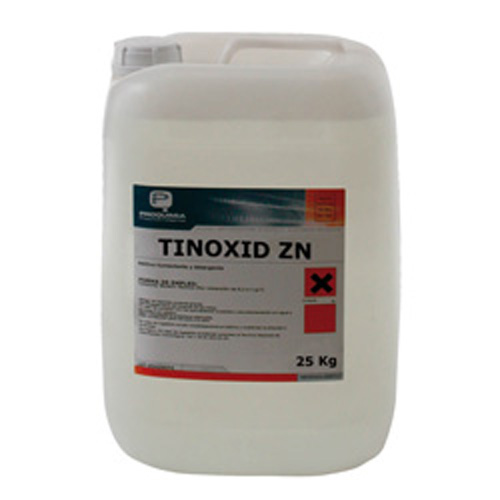 Aditivo antioxidante y antiincrustante básico para latas – Garrafa 20 L (TINOXID ZN)