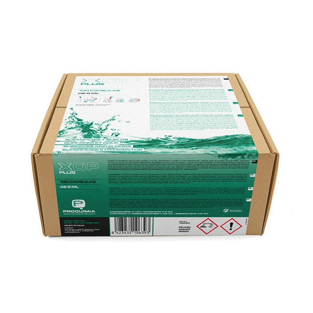 XOP PLUS Detergente multiusos, en formato de cápsulas hidrosoluble