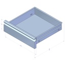 Cajón para mesa gama 600 mm medidas 600x570x196
