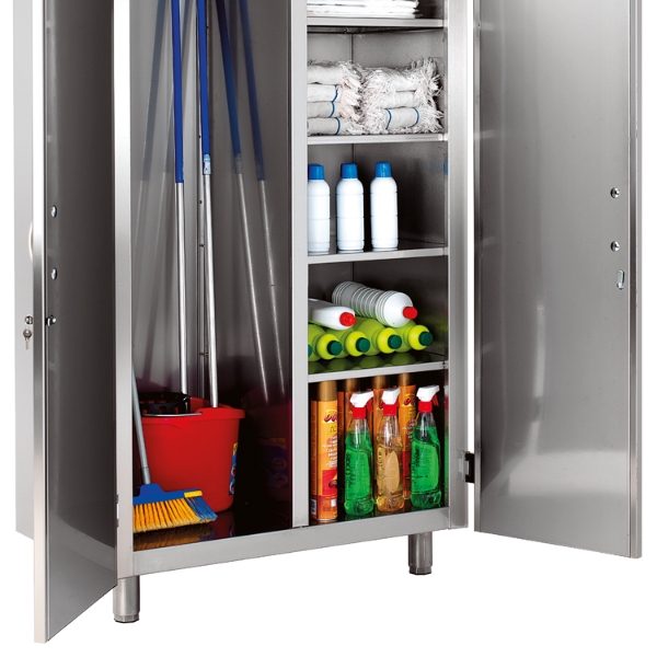 Armario 2 puertas inox AL2P-106 1000 x 600 x 1750 mm