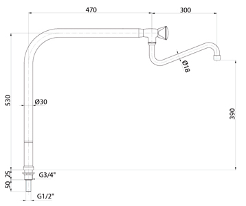 Grifo columna 1 agua