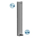 Dispensador inox DGM-I Dispensador mural de gel antivandálico accionado por pedal