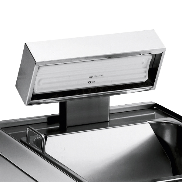 Elemento modulares cocción inox ECFE-40 Capacidad (GN) 1 x GN 1/1-150 mm