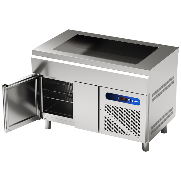 Mueble cuba refrigerada superior con reserva