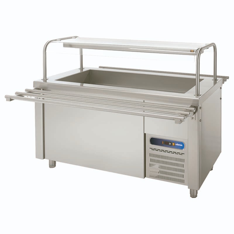 Elemento refrigerado desmontable inox SSIPF-16 1600 x 700 x 850 mm