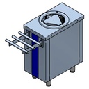 Dispensador de platos caliente