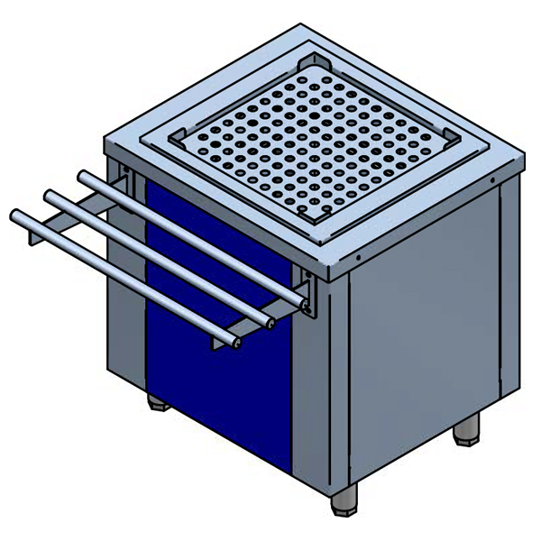 Dispensador de cestas vajilla