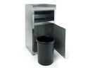 Contenedor de desperdicios inox D-65 650 x 550 x 1200 mm