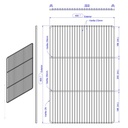 Estante inox 600x400