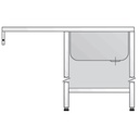 Fregadero para lavavajillas 1200x700 mm 1 cubeta escurridor izquierda