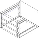 Peana suplementaria para lavavajillas frontal altura aprox. puerta abierta 780 mm